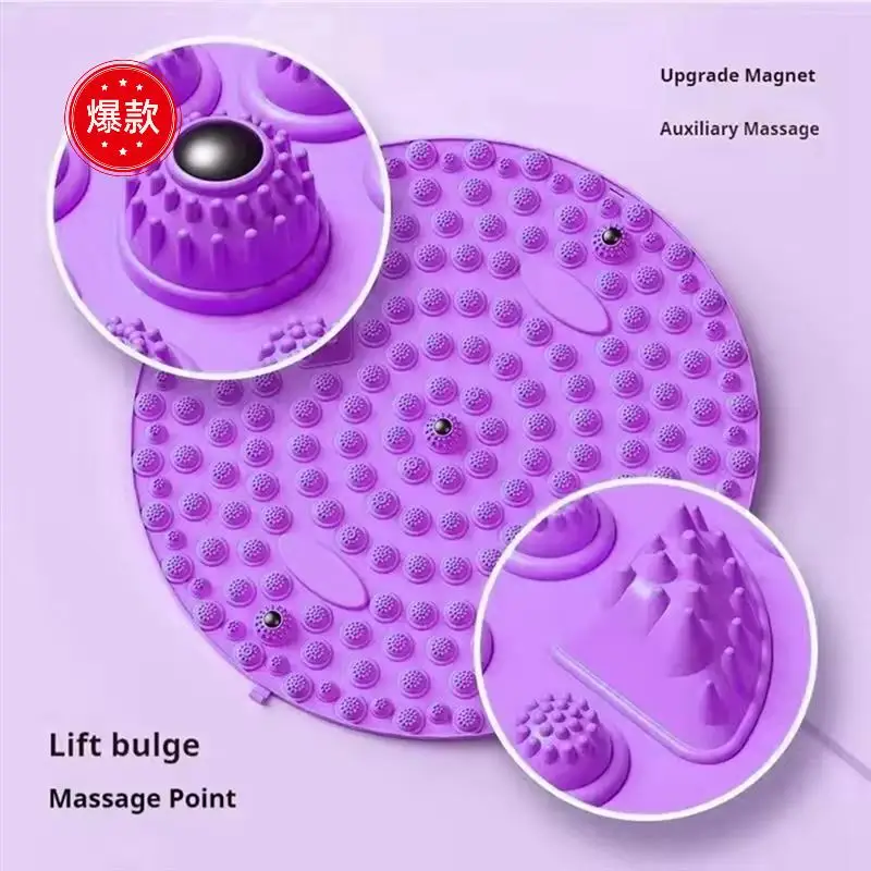 

Foot Yoga Massage Acupressure Board Mat Muscle Relaxation Round Exercise Mat Fitness Foot Training Massage