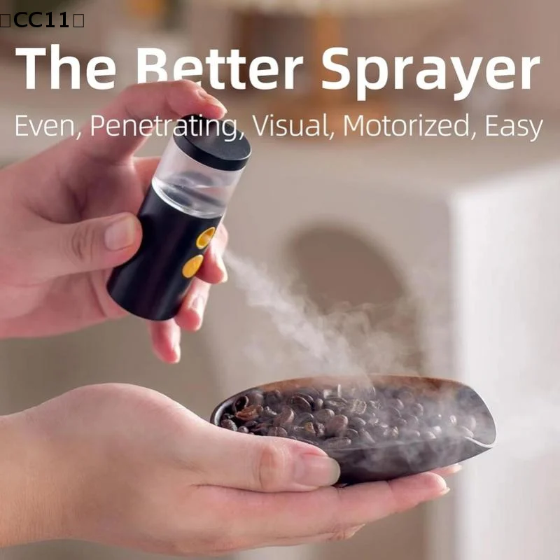 20ml Waking Coffee Beans Nano Sprayer Static Reducer Elimination Powder Residue Cleaner Rechargeable Spray Humidifier〔CC11〕