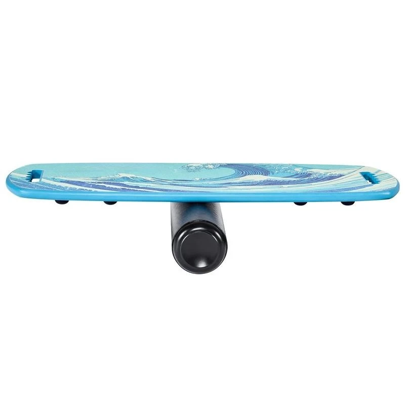

Balance Board, Wobble Board Trainer for Adults, Premium Wooden Balance Training Equipment with Roller, Magnetic Stoppers, Storage Rack, for Core Workouts, Surf Trainer & Physical Therapy, Blue