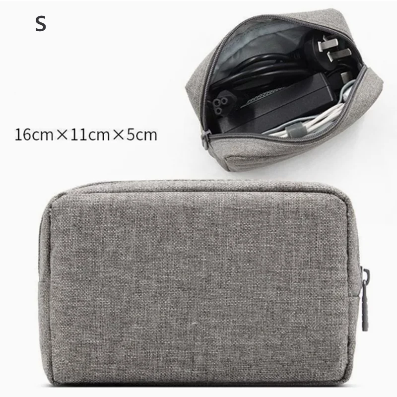Data Cable Accessory Storage Bag for Headphones Charger and Home Storage - Environmentally Friendly and Moisture-proof