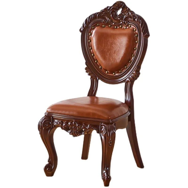 

American small chair, household backrest European low stool, living room shoe change