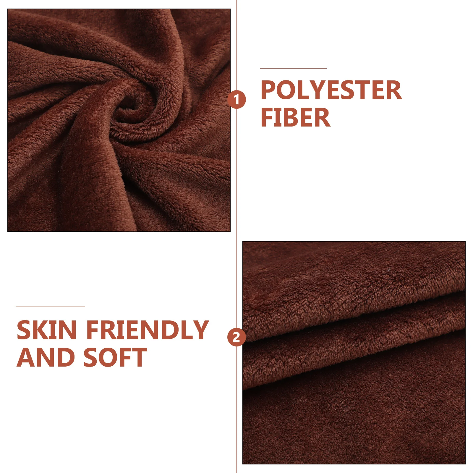 Gorgeous Flannel Fleece Pet Blanket Cozy Towel Solid Color Coffee Warm Comfortable Elaborate Stitching