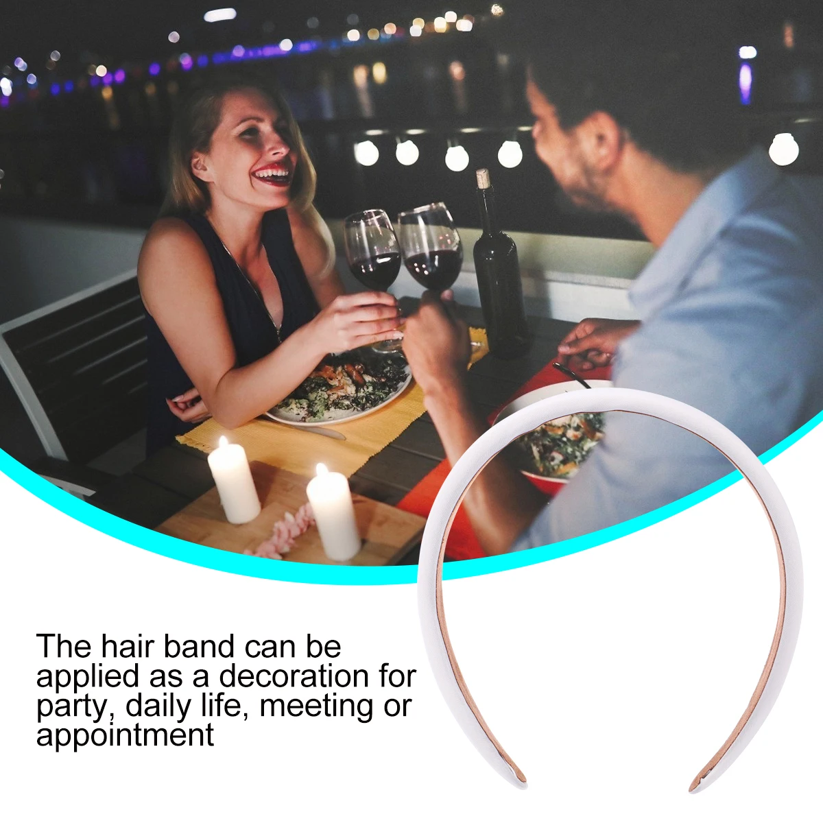 

2 Pcs Headband Headbands Women Sponge Woman Simple Hair Hoop Miss Fashion