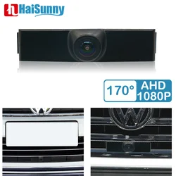 170° AHD 1080P Front View Camera For Volkswagen VW Touareg 2016 2019 Night Vision Full HD Auto Car Front Forward Parking Camera