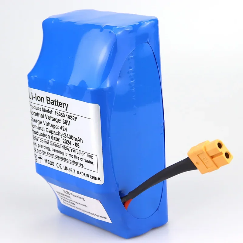 New 36V Rechargeable Li-ion Battery Pack 4400mAh High capacity For Electric Self Balance Scooter Hoverboard Unicycle