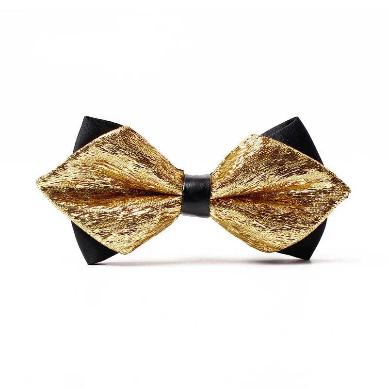 Shiny Bow Tie Butterfly Mens Bowtie Bowknot Cravat Adult Accessories Prom Wedding Women Adjustable Original MJ76