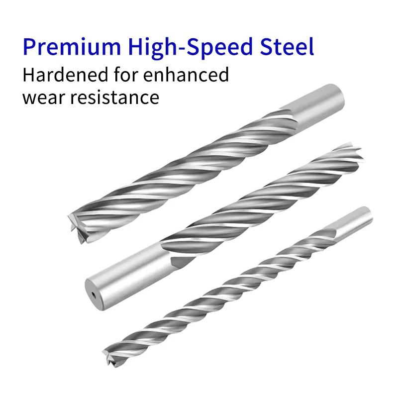 JRDS Flat Head EVA Foam Milling Cutter High Speed Steel EPS Engraving Tool CNC Router 3D Engraving End Mill For Foam Cutting Bit