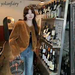 Natural Wool Fur Coat Women's Winter Jacket 2023 New Sheep Shearing Composite Fur Integrated Fur Jackets Female Clothing FCY5082