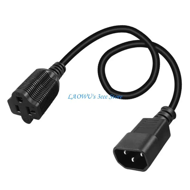 

Y8AD IEC320 C14 Male to 5-15R/5-20R, Household Alternating CurrentPlug to 20Amp Power Adapters Extension Cable
