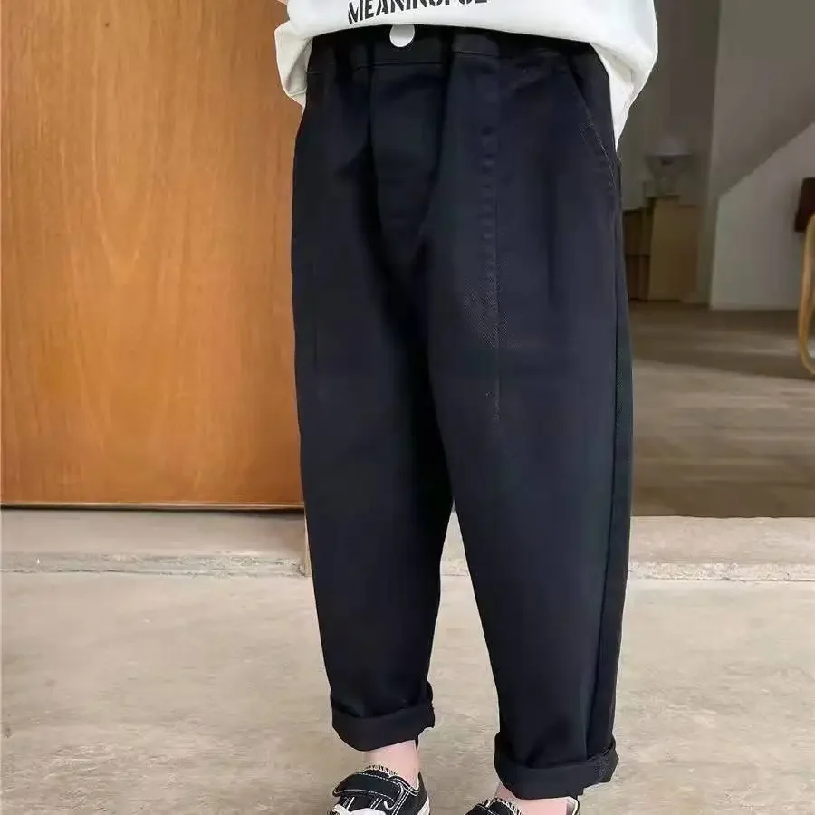 Baby Jungen Hosen Frühling Herbst Baumwolle Kinder Junge Mädchen Lose Hosen Cargo Hosen kinder Casual Sport Hosen – Detail 6