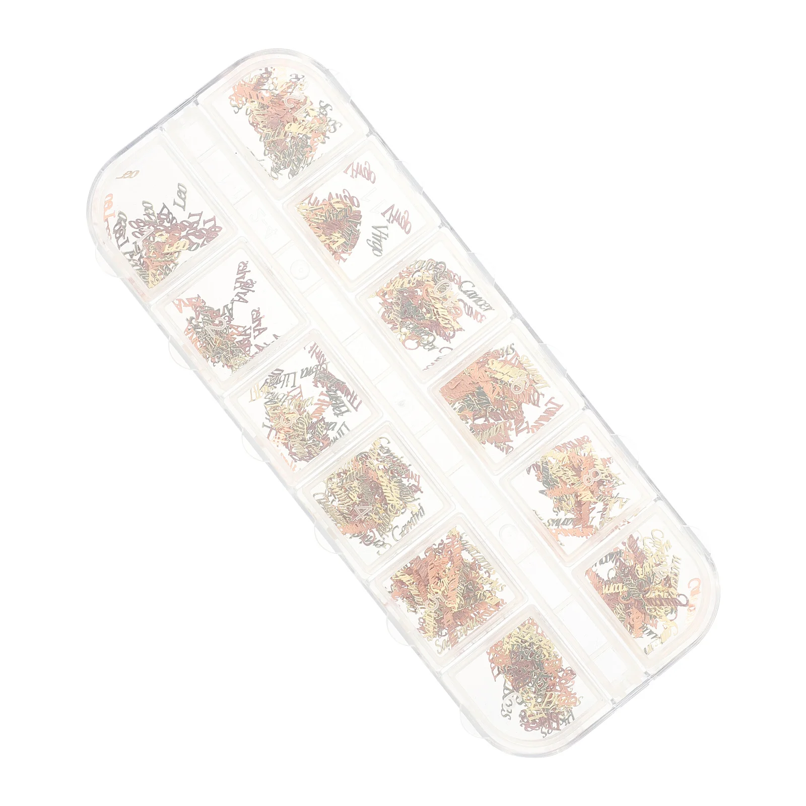 Nail Art Charm Zodiac Decorations Twelve DIY Ornaments Home Salon Alternative Zodiac Nail Charm