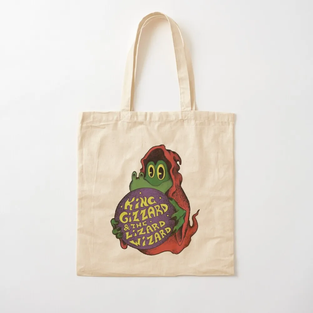 King Gizzard and the Lizard Wizard Tote Bag Canvas bag for women hand bag ladies ecological bags Women's tote