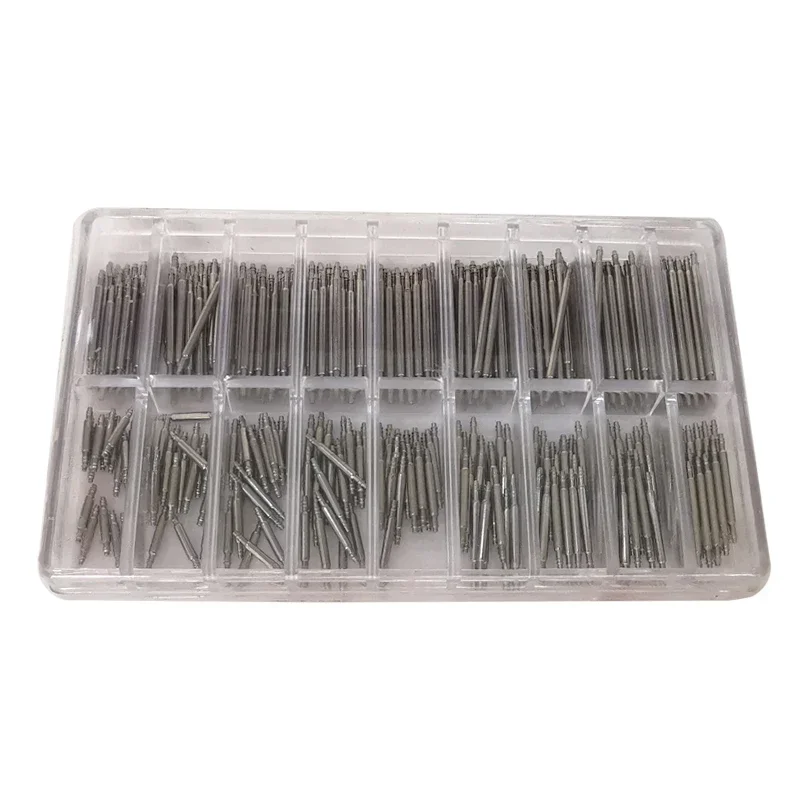 NFNF High Quality 304L Stainless Steel 360PCS Spring Bars For Watch Straps Bands Bracelets, 1.5mm Diameter, 8-25mm, Watch Parts