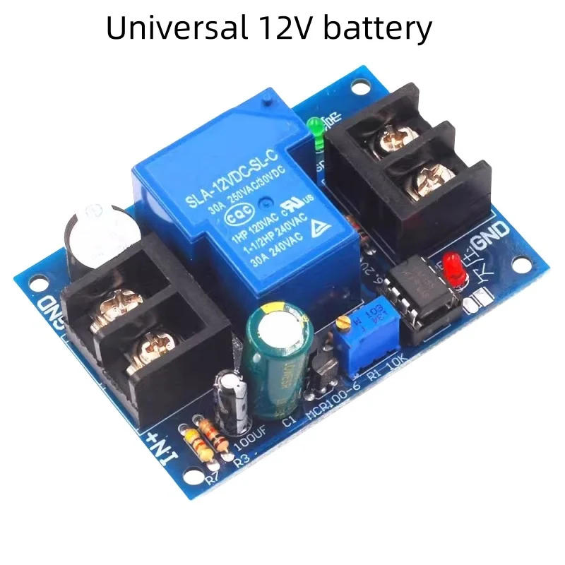 

Universal 12V battery anti discharge controller with delay protection board for low voltage/undervoltage protection