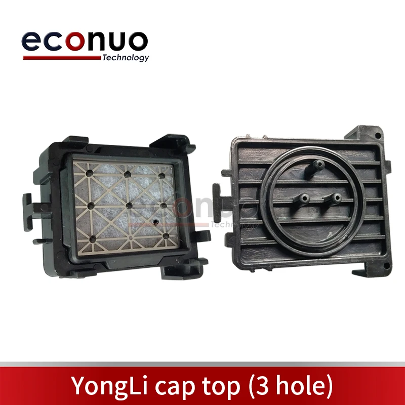 

4 pcs YongLi Cap-top Capping 3 Hole Printing Machinery Part Black For YongLi Printer High quality Capping Station Cap Top