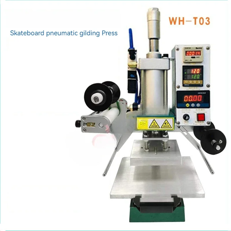 

Fully Automatic Pneumatic Hot Foil Stamping Machine Digital PVC Card Book Leather Paper Wood Custom Embossing Heat Press Machine