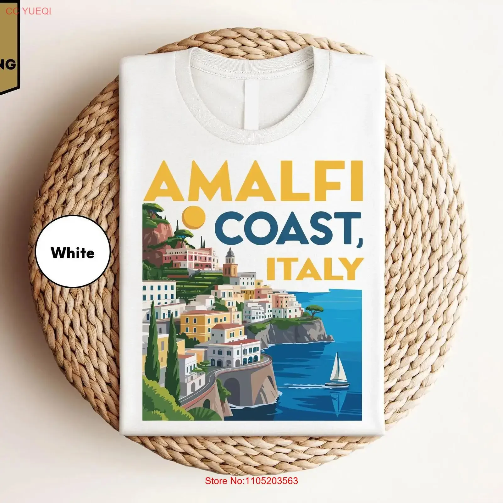 Amalfi CoasT T Shirt La Dolce Vita Italian Summer Italy Vacation Italia Womens Travel vintage Washed Comfortable Unisex Soft