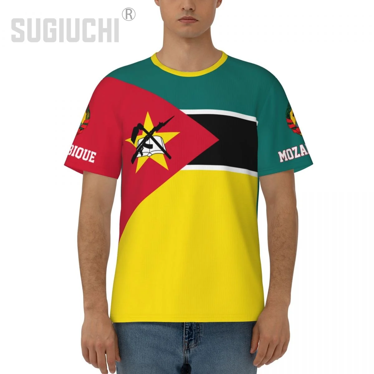 Unisex Nation T-shirt Mozambique Flag Mozambican T-shirts jersey For Men Women Soccer Football Fans Gifts Custom clothes tee