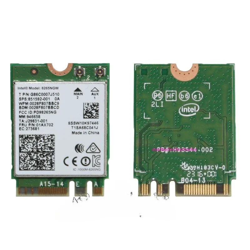 

Original genuine 8265NGW Gigabit AC wireless network interface card 867M dual band 4.2 Bluetooth NGFF interface