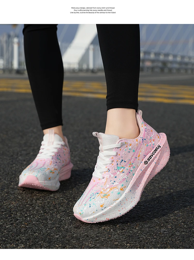 Modische Damen-Wanderschuhe, atmungsaktiv, leicht, für den Außenbereich, rutschfest, sportliche Laufschuhe, lässig, bequem – Detail 11