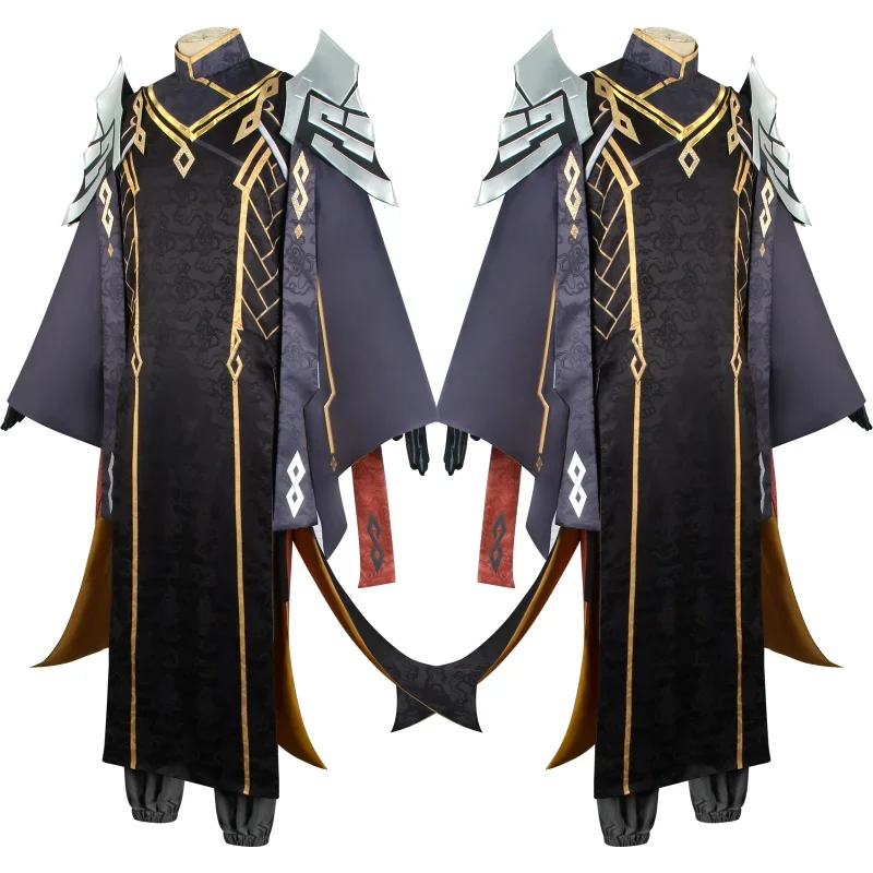 Yuan Shen Yuyin Lingxin Rock King Emperor Zhong Li cos clothing ancient animation game cosplay full set of clothing men