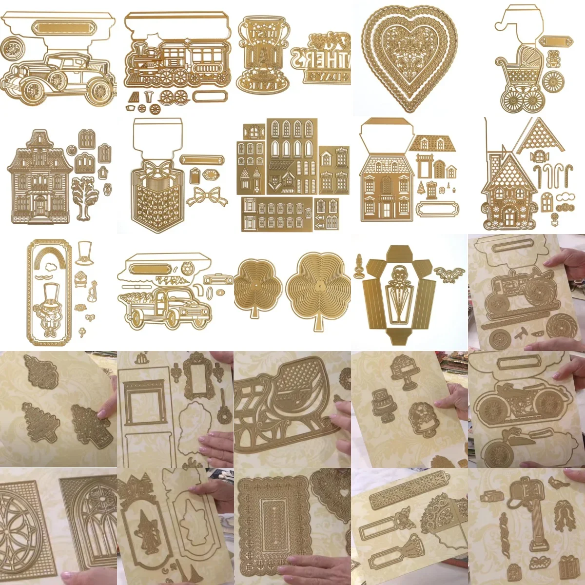 2025 uma coleção de presente 3d corte de metal dados para decoração diy scrapbook cartão de papel álbum de fotos gravação artesanato corte morrer