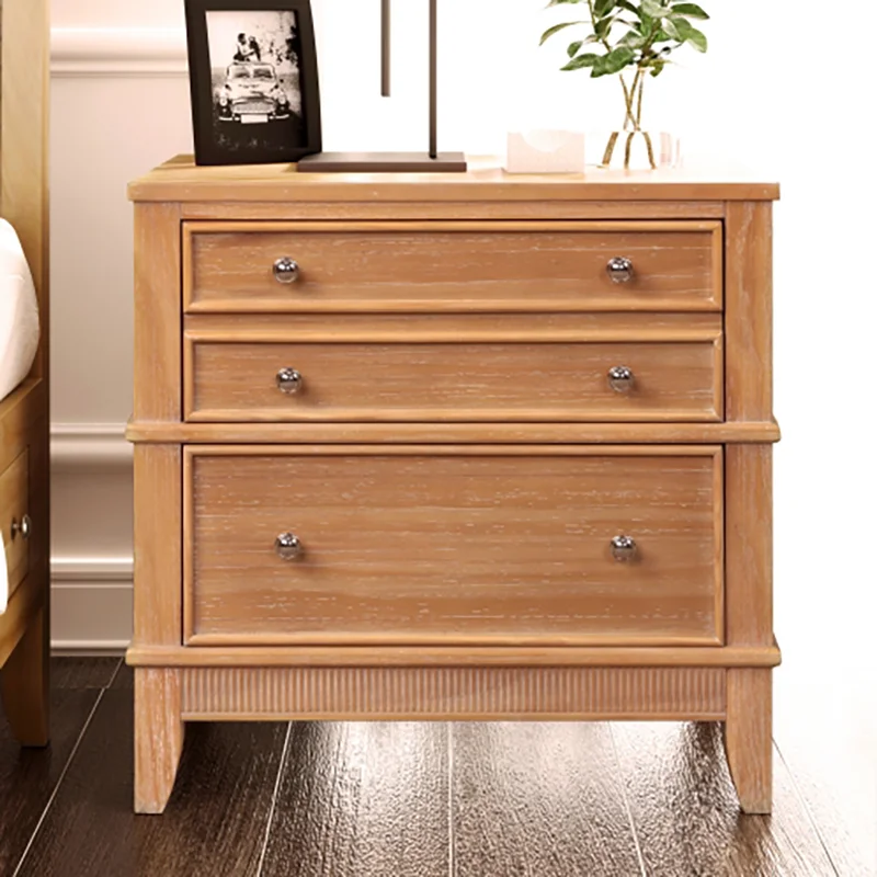 New Hazel 3 Layers Drawer Side Table for Living Room, Hallway, Entryway cabinet Bedroom cabinet storage Pine locker