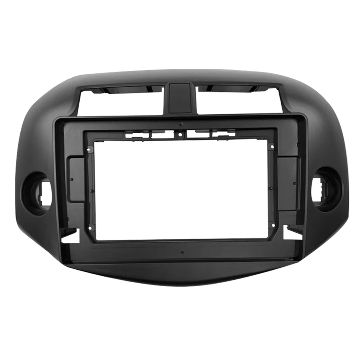 2 Din 10.1 Inch Car Audio Dash Trim Panel for Toyota RAV4 2007-2012 Center Navigation Bezel Double Radio Player Frames