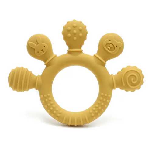 erduo Silicone Baby teether anxiety teething toys 0 12 months chew beads sensory gum relief soother - Image 10