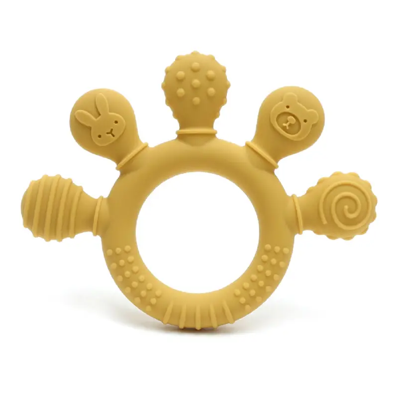 erduo Silicone Baby teether anxiety teething toys 0 12 months chew beads sensory gum relief soother - Image 10