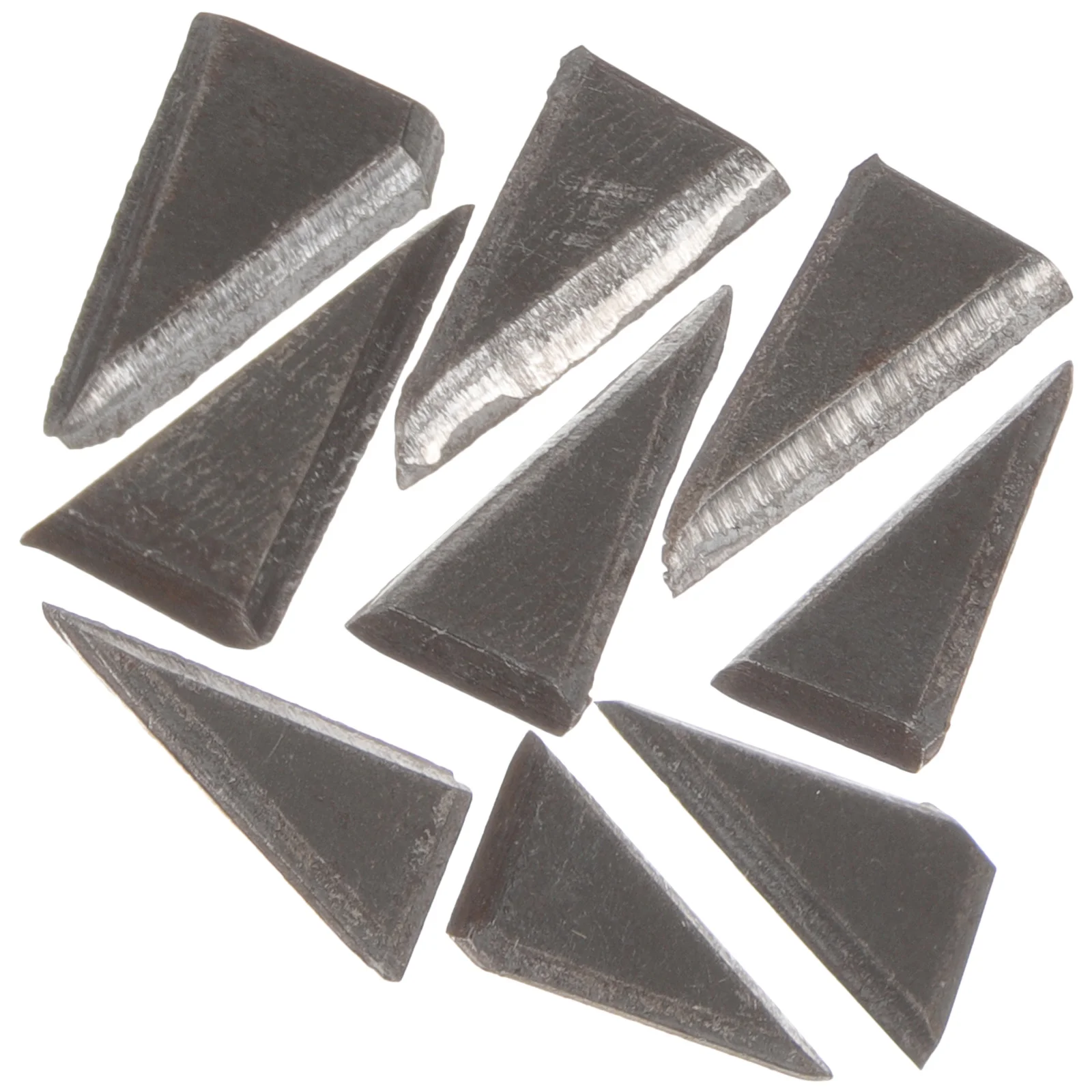 9 Pcs Iron Wedge Fo…