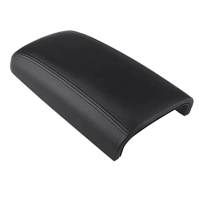 CYL-Auto PU Leather Center Console Lid Black Armrest Cover for  Trailblazer Buick Rainier Replacement 25998847 25998838