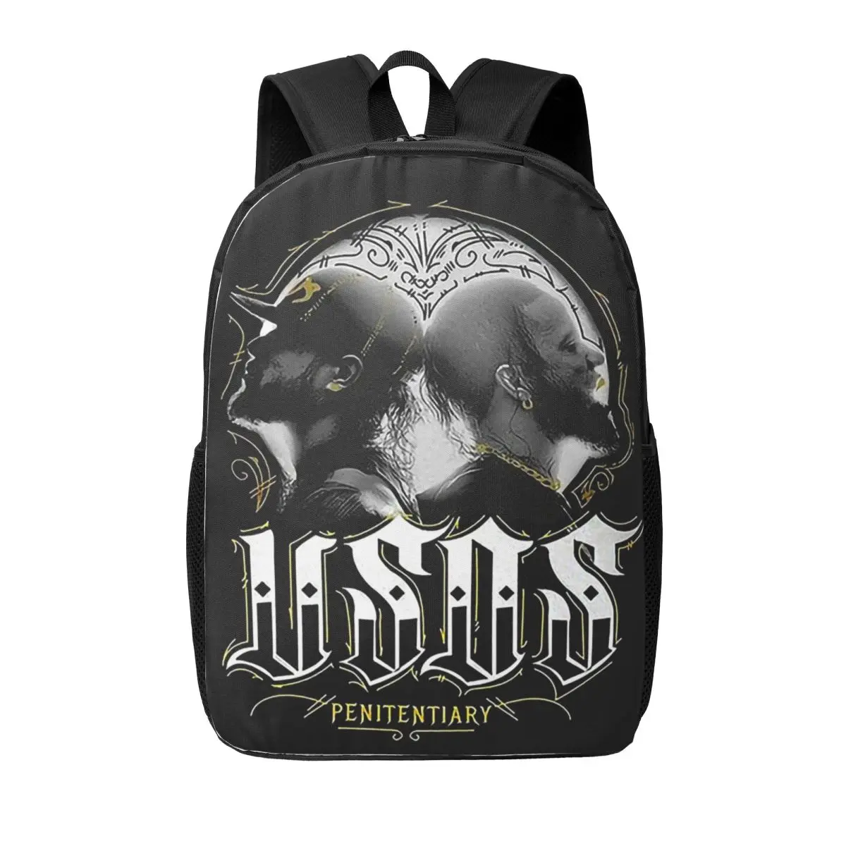 

WWE The Usos Penitentiary Authentic Woman Backpacks Boys Girls Bookbag Children School Bags Portability Rucksack Shoulder Bag