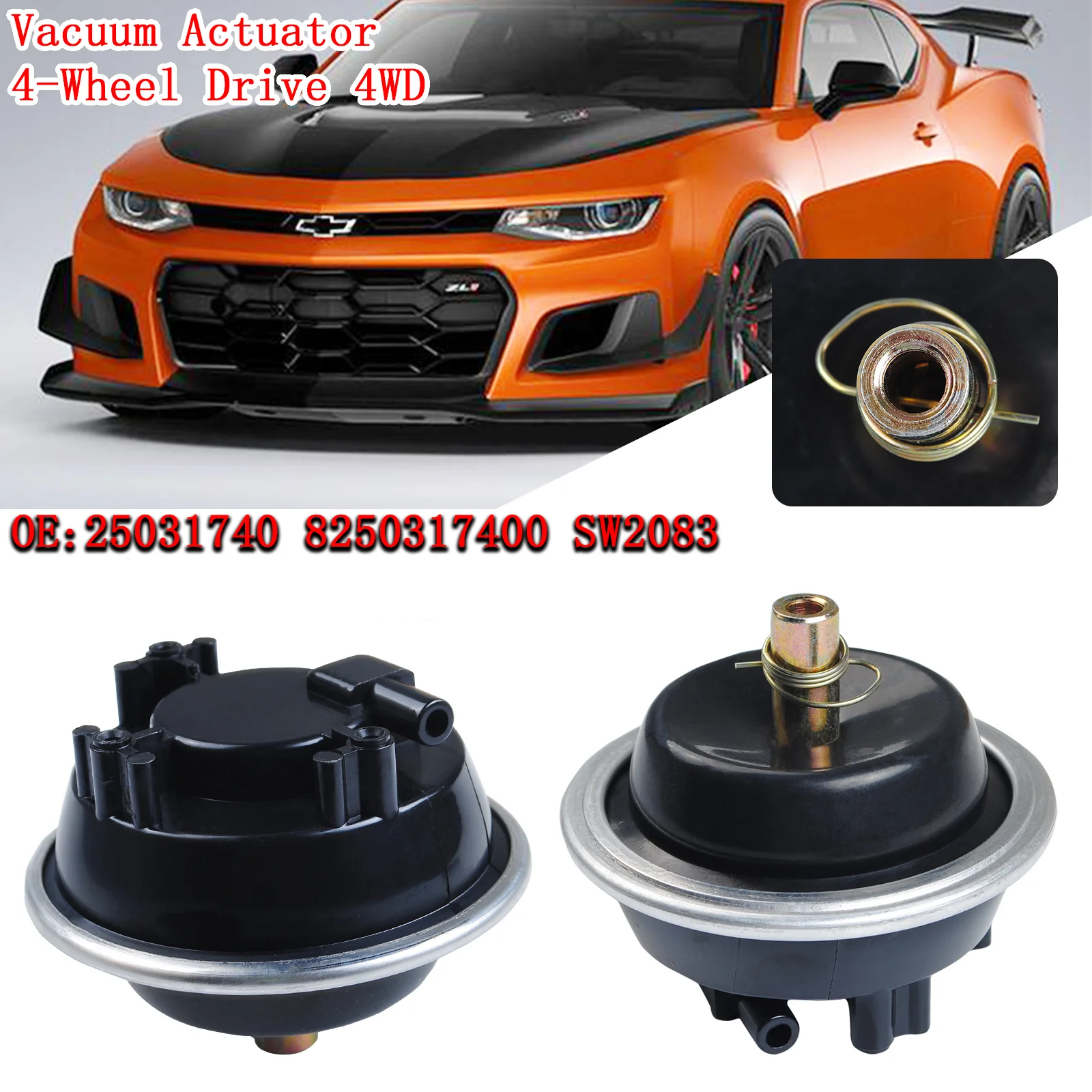 

Vacuum Actuator Vacuum Driver, Suitable for Replacing Chevrolet 12681993 082800-0630 12670600 Air Mix Door Actuator ﻿ ﻿