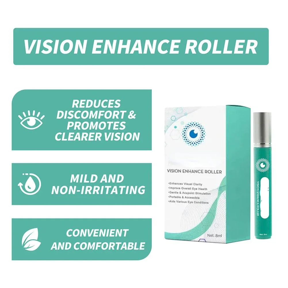 8ml Quickly Restore Vision Treatment Eye Care Patch Vision Enhance Roller Improve Eye Relieve Help Sleeping Focus On Eye Health