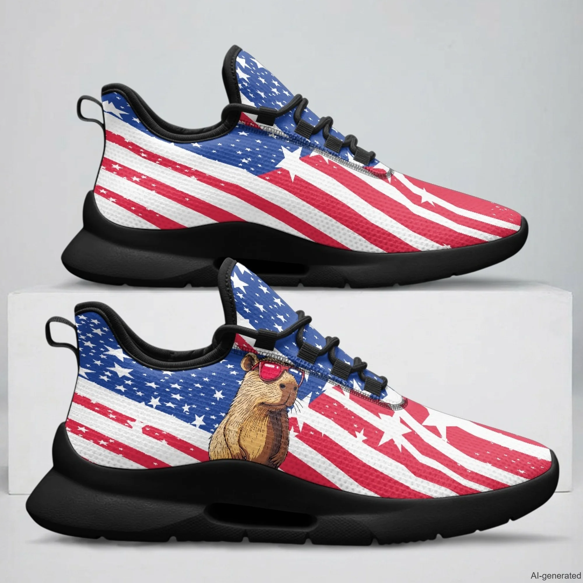 XIXIRIMIDO Men\\'s Sneakers 2026 Nurse Lace-up Casual Shoes Nurse Sneakers House Shoes Sport Shoes Women American Flag Man 35-48