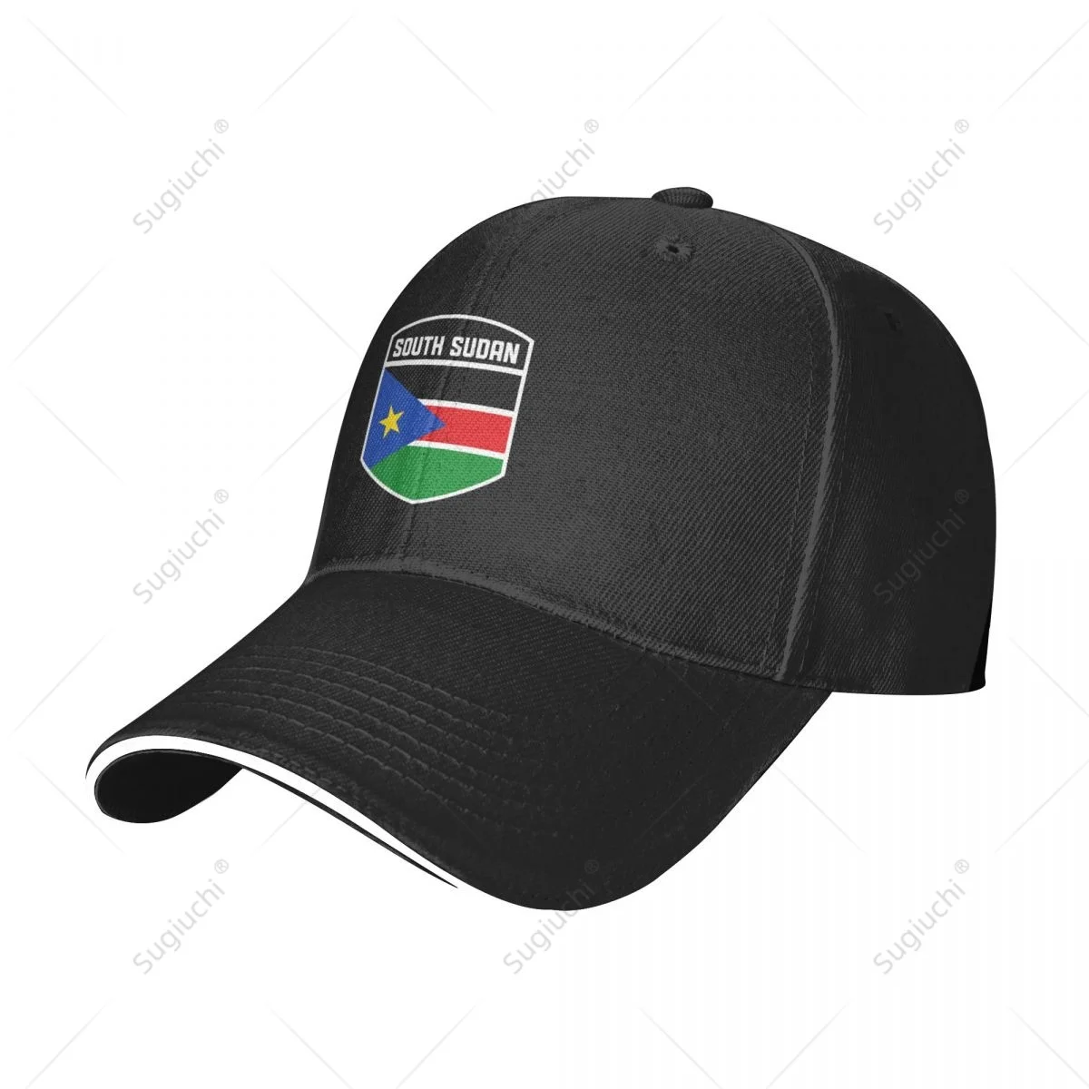 Multifunction South Sudan Flag Shield Sandwich Baseball Cap Men Sports Casual Caps Golf Hat Fishing Outdoors