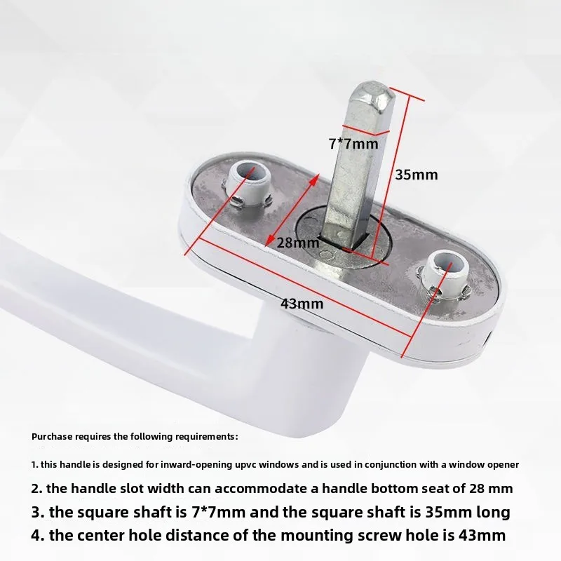 مقبض نقل نافذة الباب المعدني الكامل، قفل الربط المنزلق، قفل عالمي يسار يمين