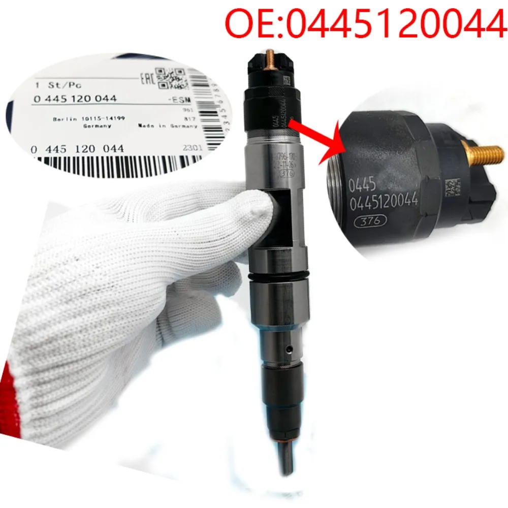 

0445120044 common rail injector is suitable for MAN truck TGA-24-480 high-pressure common rail injector 0 445 120 044