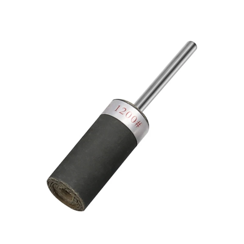 3mm lixa haste polimento cilindro lixa hastes moagem para cabeça grão 180 a