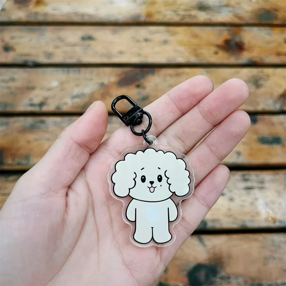 1pcs Kpop Idol Cartoon Acrylic JEONGHAN JOSHUA HOSHI WONWO Keychain Cute Keyring Backpack Accessories