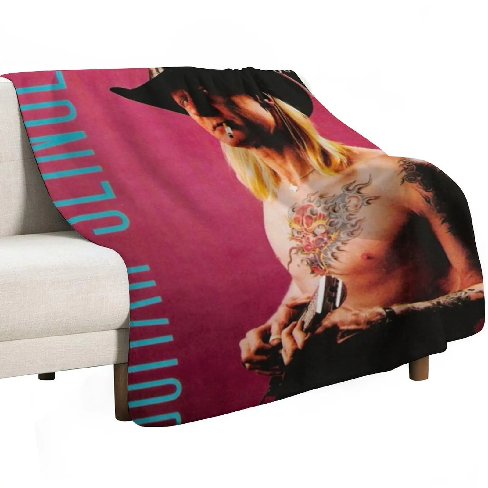 Johnny Winter - Guitar Slinger. Throw Blanket Multi-Purpose Luxury Brand Soft Beds Baby Blankets For Bed Blankets