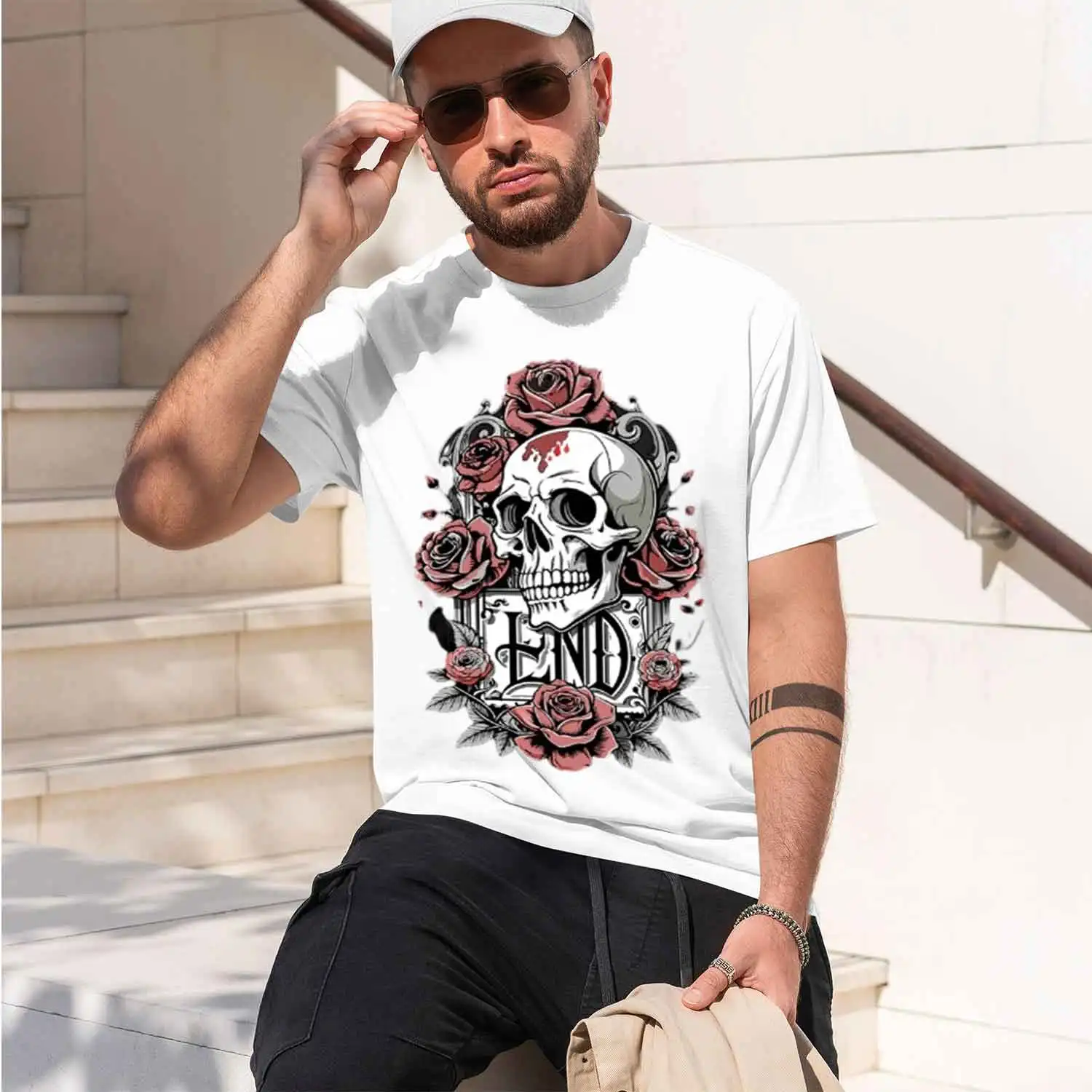 Goth Skull Shirt Short Sve Summer Casual Funny Edgy Dark Theme Grh Unisex Tee Embrace r Inner Darkn 2026 New Model Short-sleeve