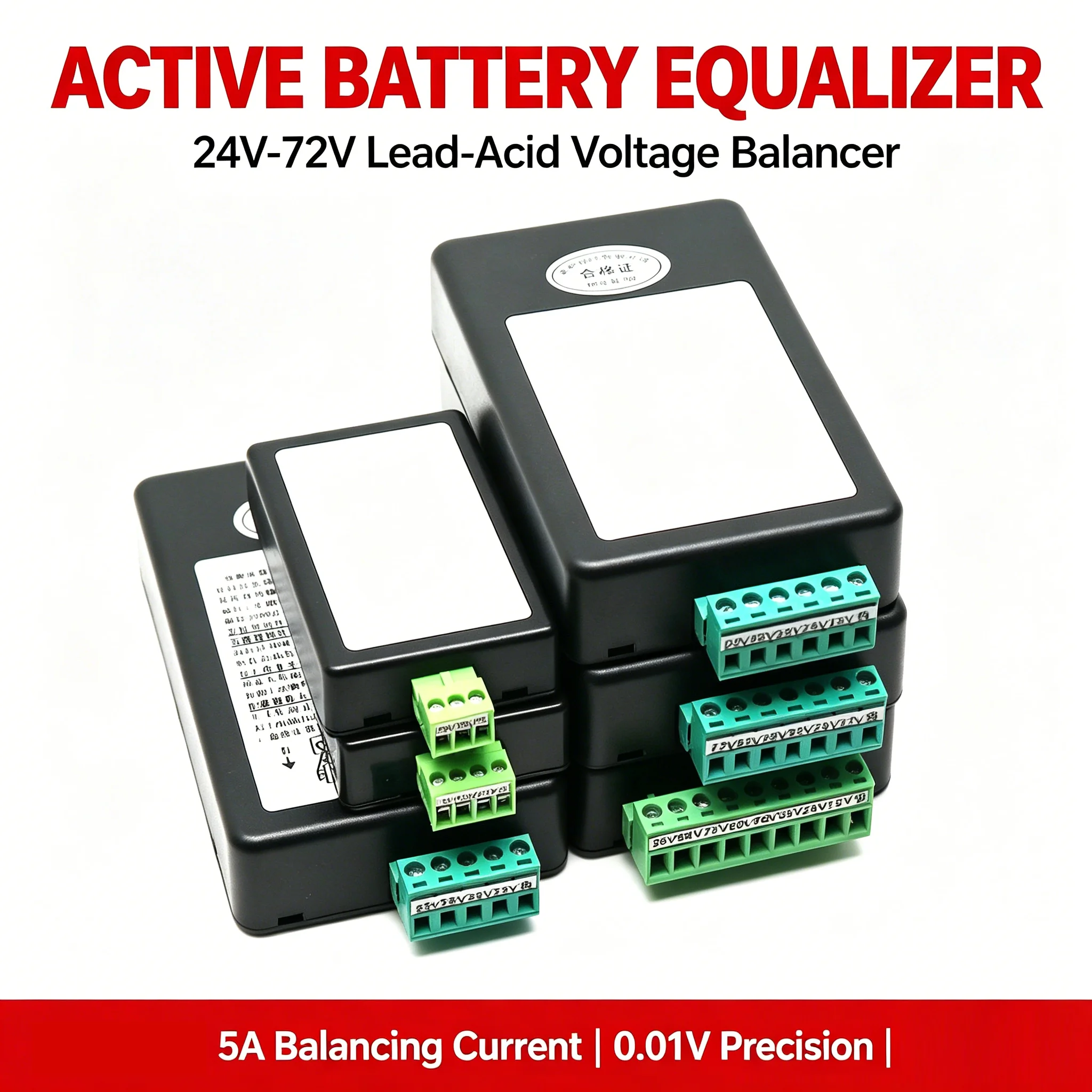 DC 24V-96V 5A Lead Acid Battery Active Equalizer Voltage Balancer Protection Board 36V 48V 60V 72V Electric bicycles motorcycles