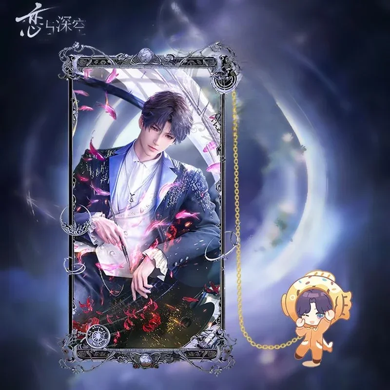 ความรักใหม่และ Deespace Rafayel Sylus Xavier 2D ภาพเคลื่อนไหวอุปกรณ์ต่อพ่วงสร้างสรรค์โลหะ Hollow พิมพ์บุ๊คมาร์คของขวัญสําหรับชายและหญิง