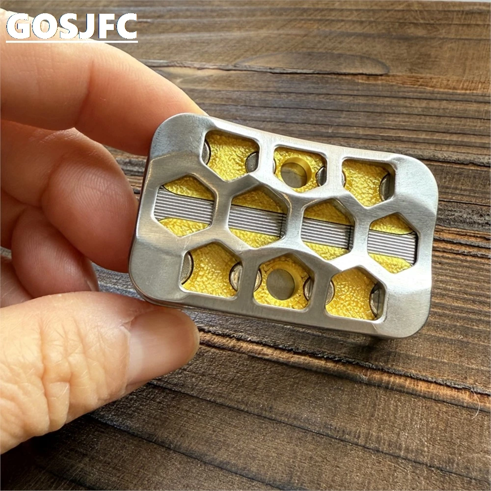 Titanium Stainless Steel N35 Unlimited Push Slider Magnetic Toy Sensory Toy Adults Anxiety Autism Toys