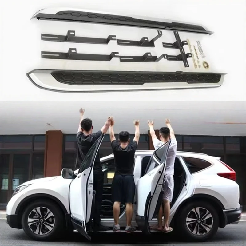 Running Board Side Step Bar Pedals For Honda CRV CR-V 2017 2018 2019 2020 2021 2022 2023 2024 2025 2026 High Quality Nerf Bars
