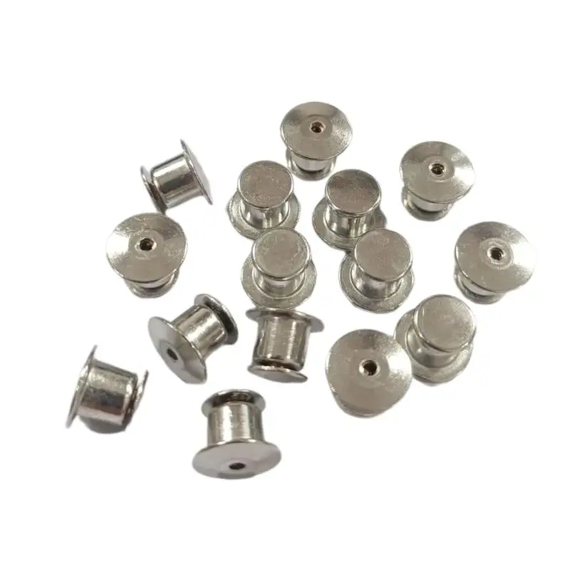 P9FE-Brosche-Rückseiten-Ersatz aus silberfarbenem Metall für Pin-Herstellungsaufgaben – Detail 10