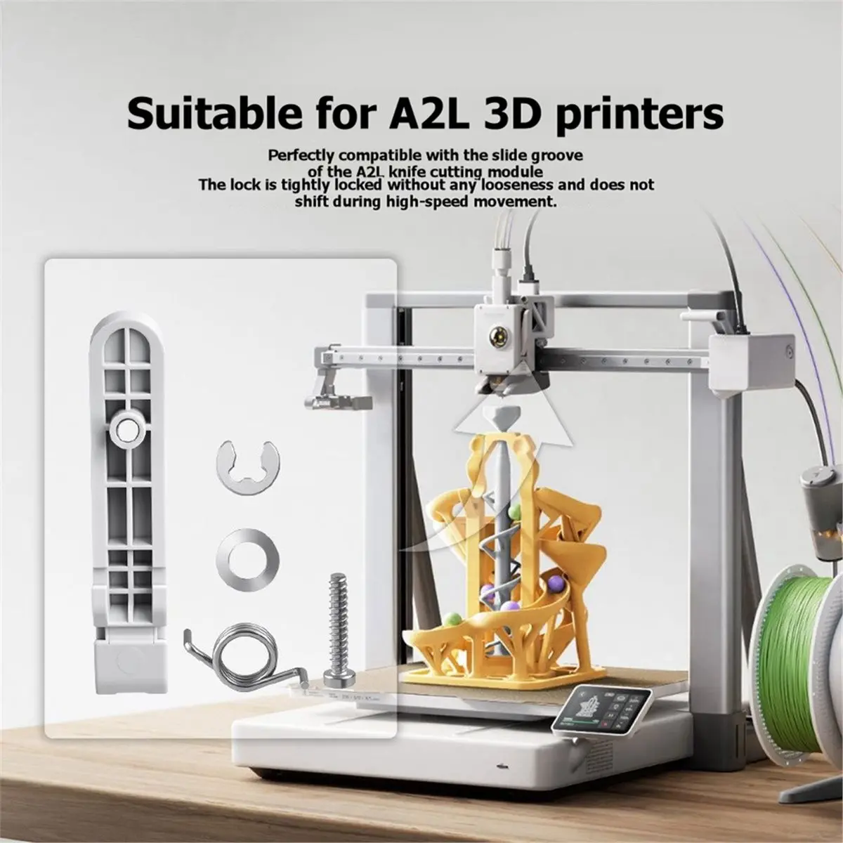 Filament Cutter Lever Handle Replacement for A2L 3D Printer Accessories Filament Cutting Upgrade Part