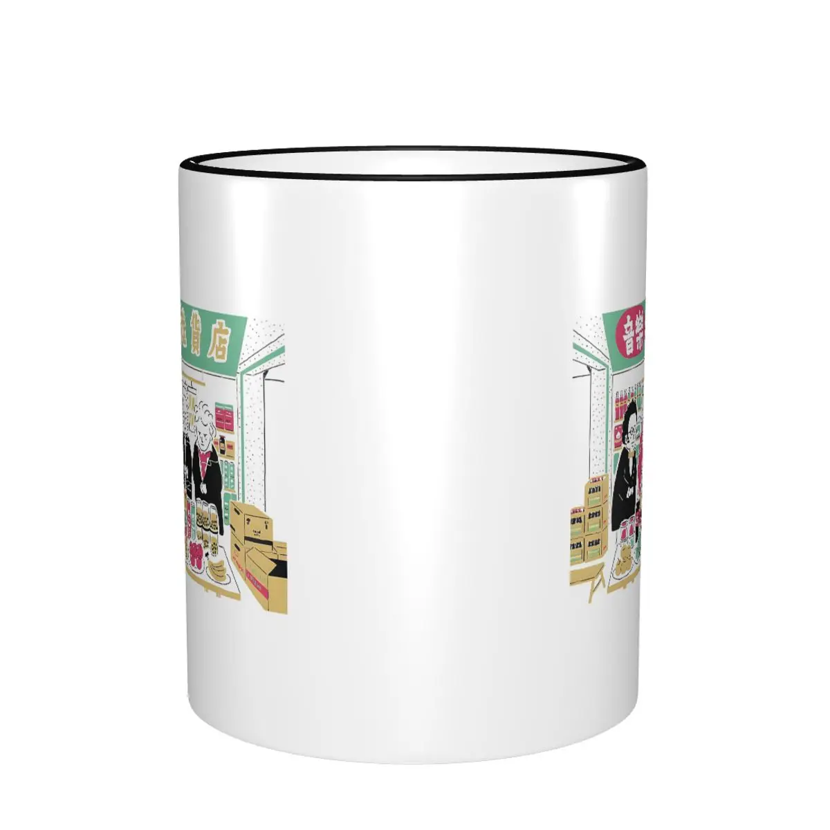 Mozart Schubert Beethoven Bach Mug Funny Ceramic Coffee Cups Tea Mugs Milk Cup Drinkware Gifts for Friends